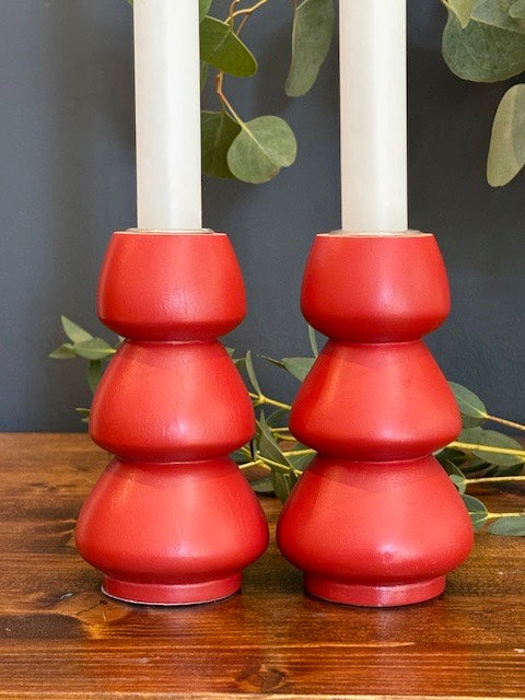 Christmas Tree Candleholder Set