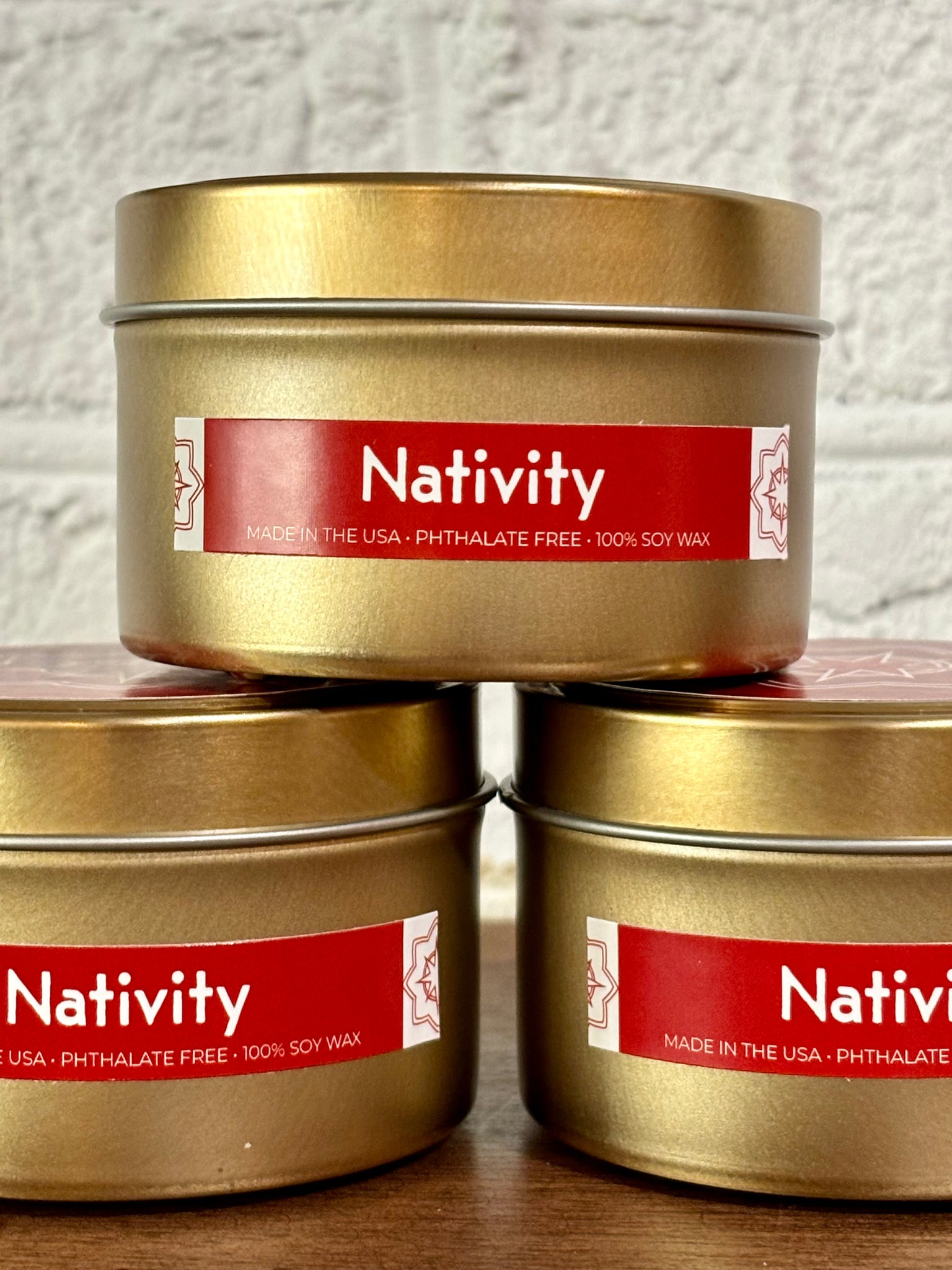 Nativity Travel Candles (Set of 3)