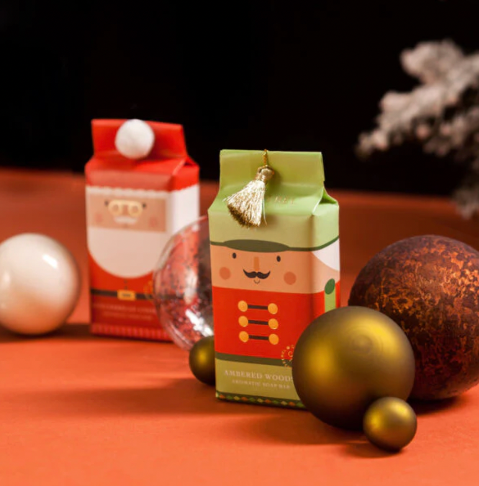 Nutcracker Christmas Soap